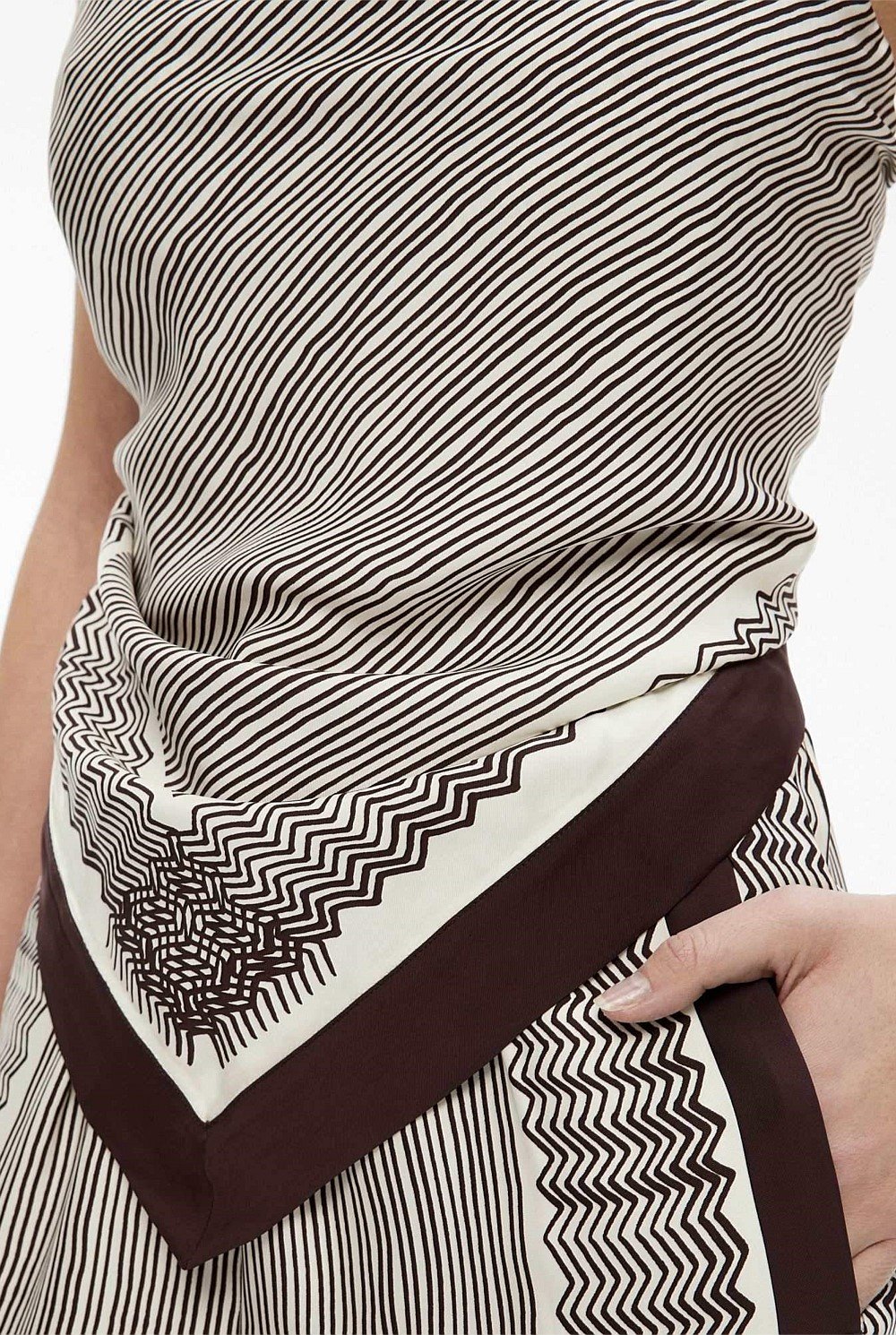 Witchery Scarf Top, size 6