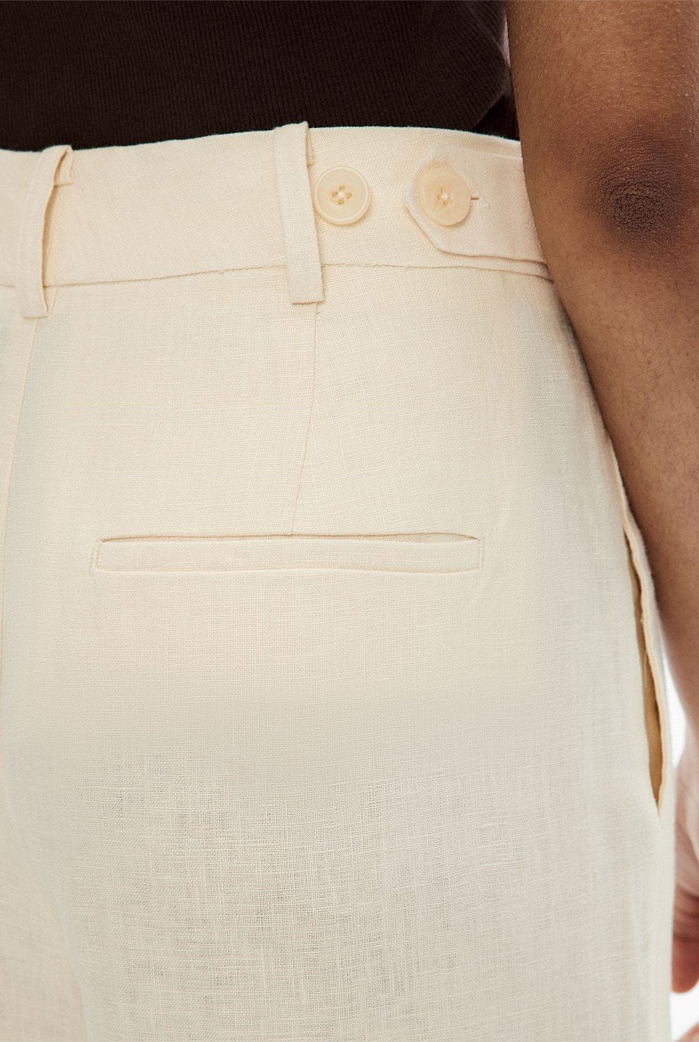 Witchery Lemon Butter Linen suit (3 piece set), size 6