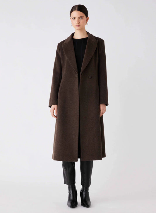 Esmaee Eternal Coat - Chocolate, size XS