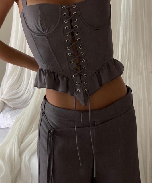 Lioness Cuatro Corset - Slate XS
