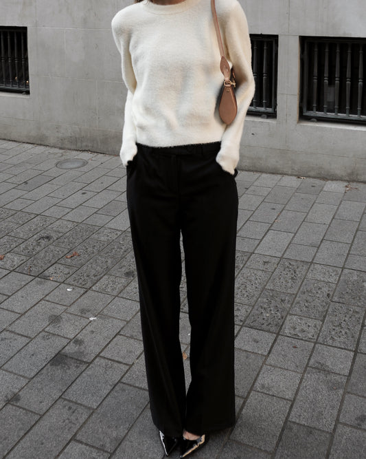 Forcast Haisley Fluffy Crewneck Knit - Size S