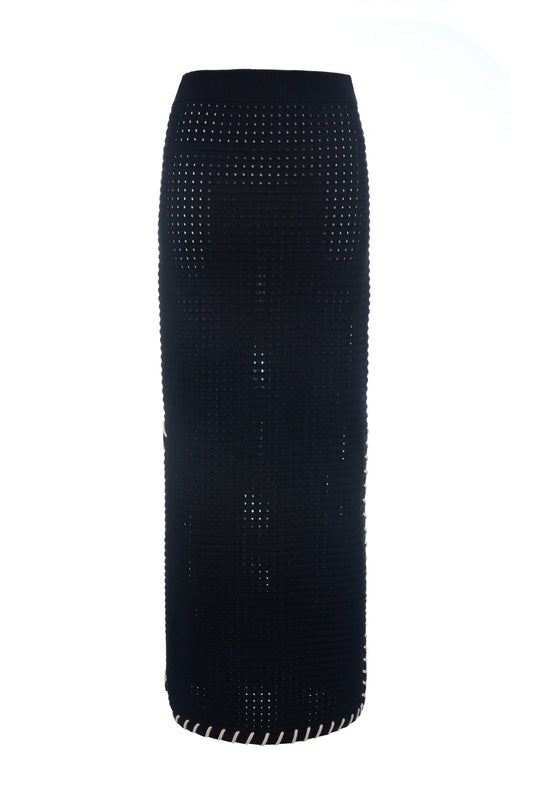 Sancia Jelena Knit Skirt - Ebony, size S