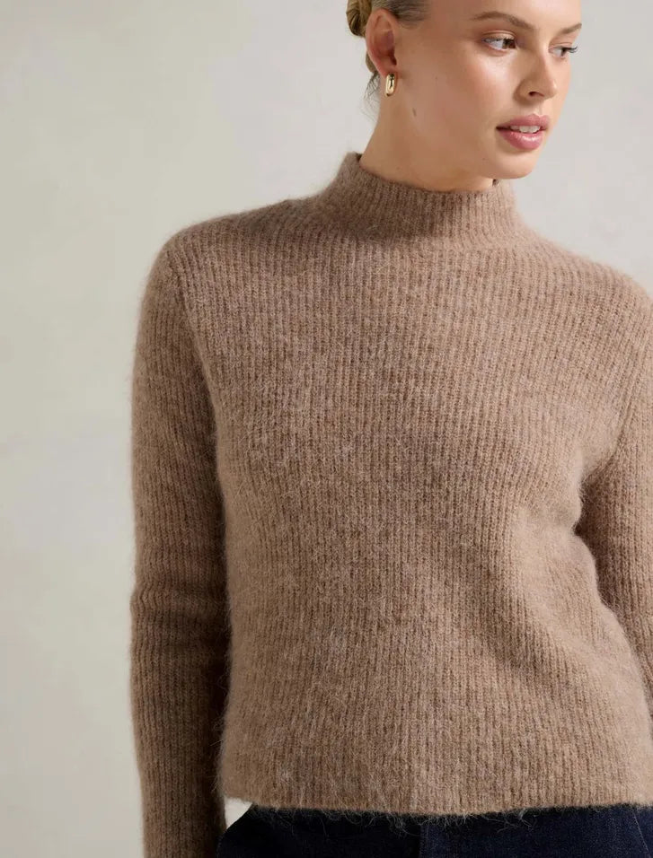 Forever New Kaya High Neck Sweater, size XS