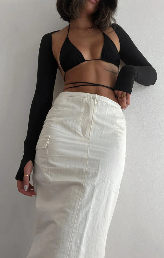 All Things Golden Cream Cargo Maxi, XS