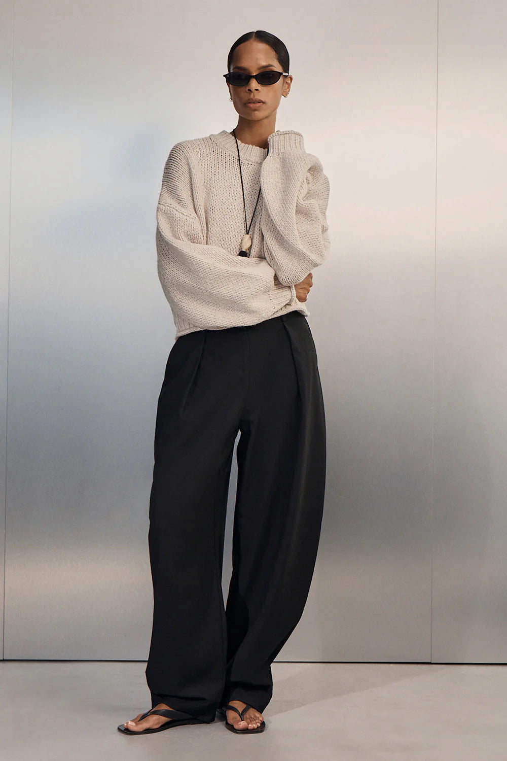 DISSH Romy Black Barrel Pant Size 6