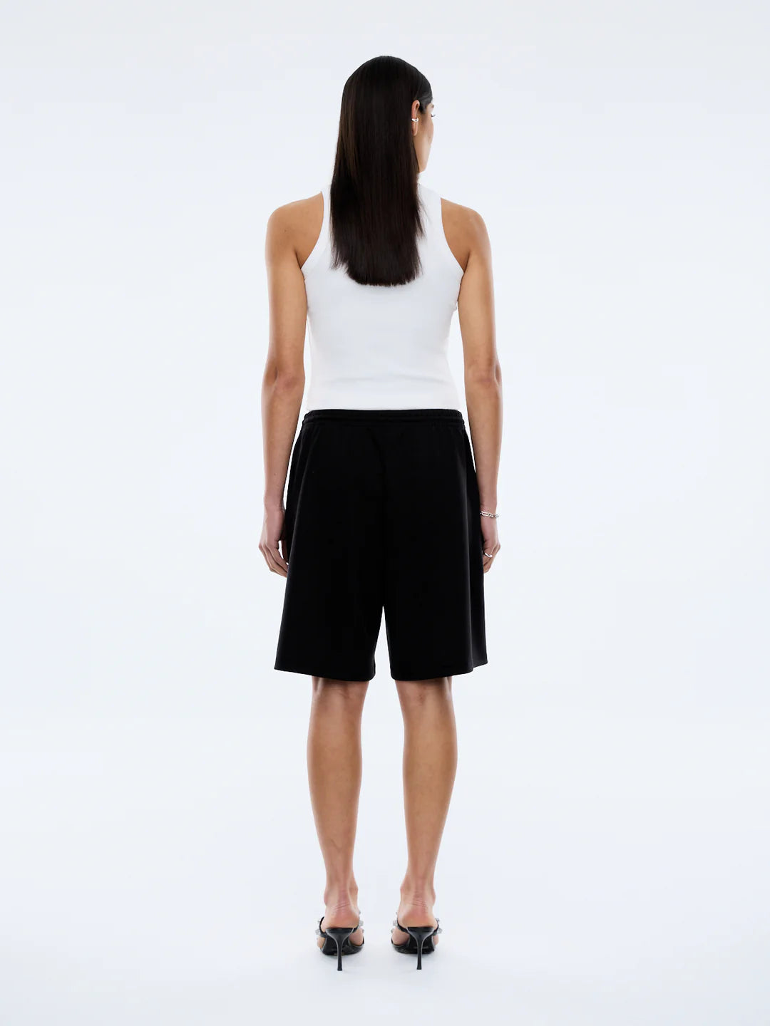 Ena Pelly Sarah Track Short - Black, size 6