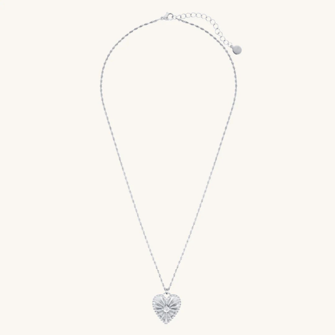 Gimme Sophie Heart Pendant Necklace (Silver)