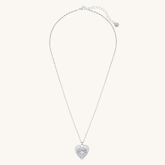 Gimme Sophie Heart Pendant Necklace (Silver)