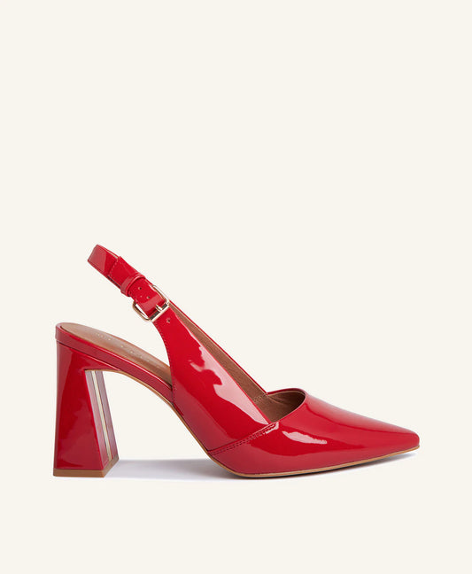 Mi Piaci Marley Slingback Heel Red Size 38