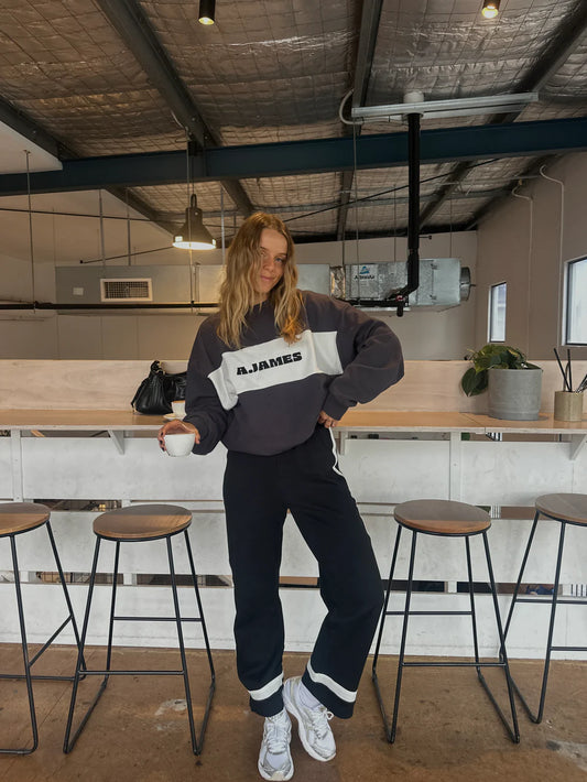 Araminta James Sweatshirt Washed Black, size XS