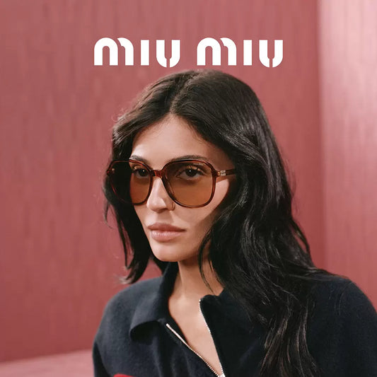Miu Miu B01s 16k90q 58 Black Brown, brand new