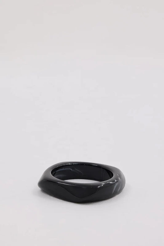 Noah Black Bangle x 2