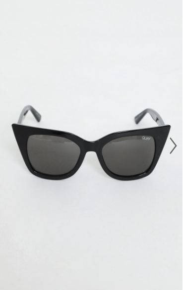 Quay Harper Sunglasses in Black