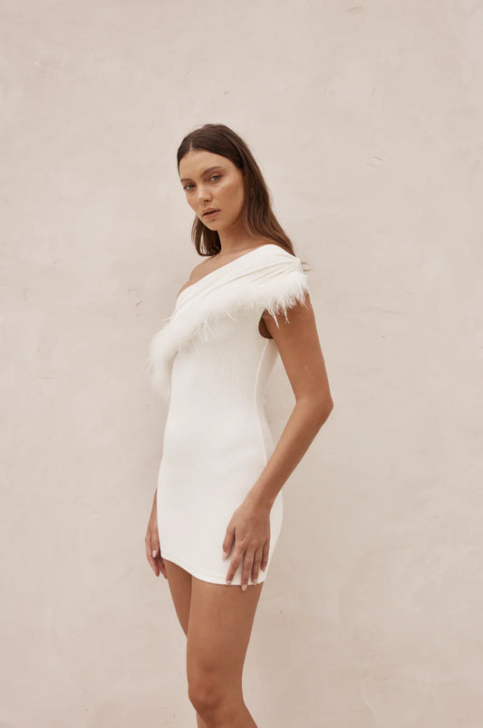Johanson THE MOMENT MINI DRESS WHITE, size XS