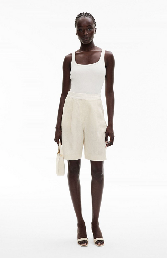 Witchery Waist Detail Bermuda Short, size 6