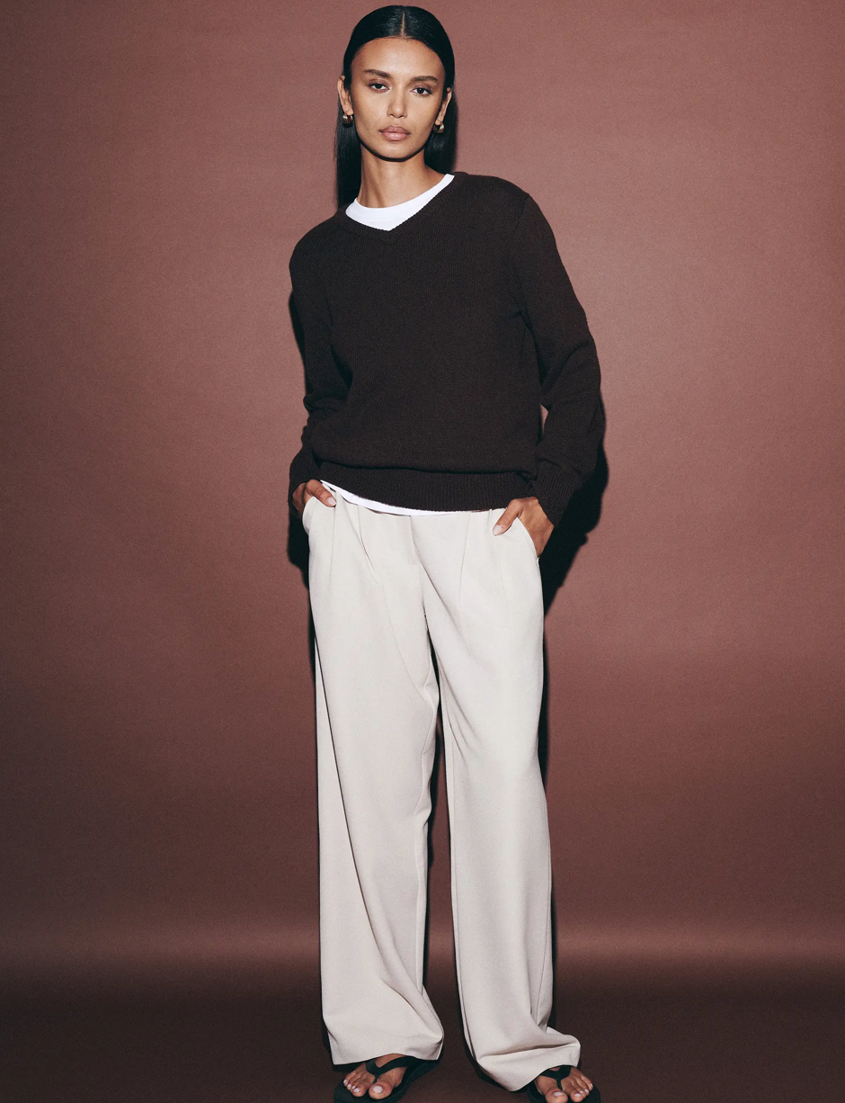 Glassons High Rise Straight Leg Tailored Pant, size 6