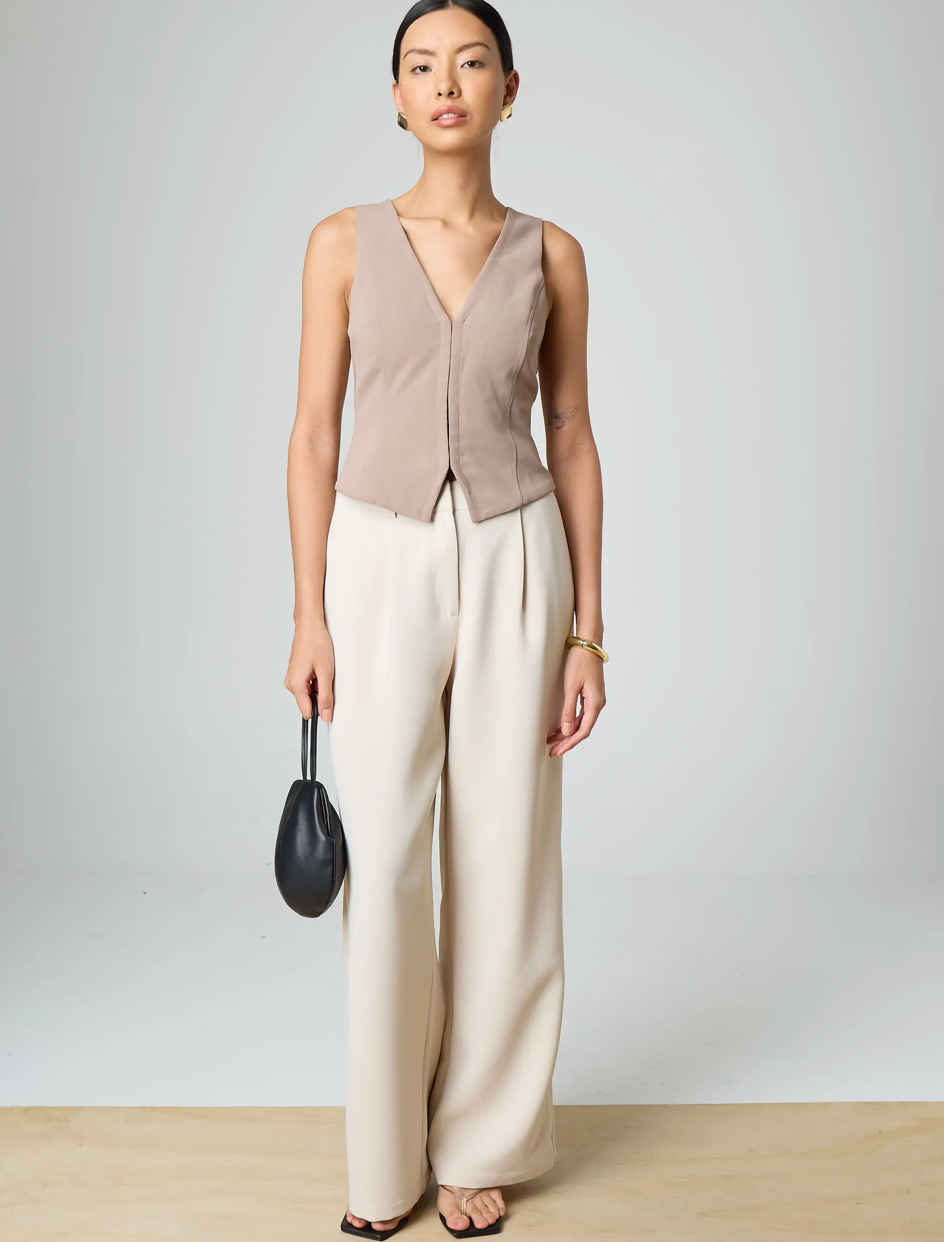 Glassons High Rise Straight Leg Tailored Pant, size 6
