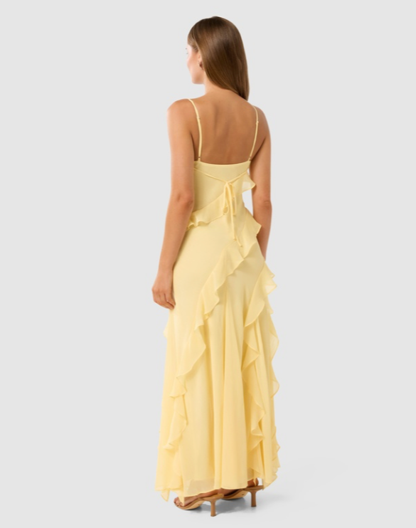 Forever New Poppy Ruffle Gown, size 8