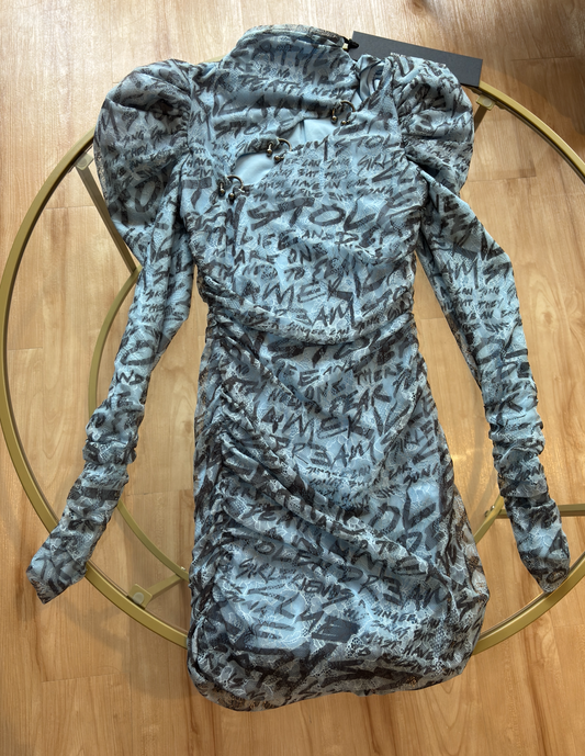 Stolen Girlfriends Club Pierced Queen Mini Dress, size 6