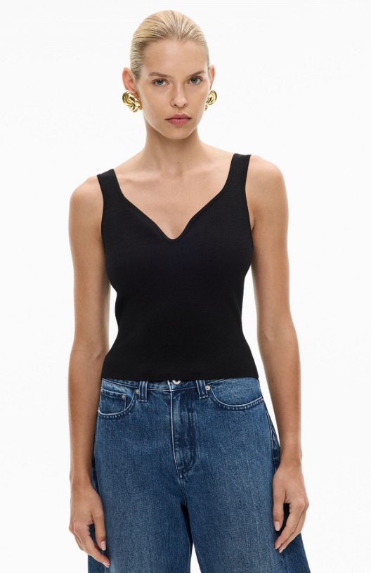 Witchery Shaped Knit Tank, size XS
