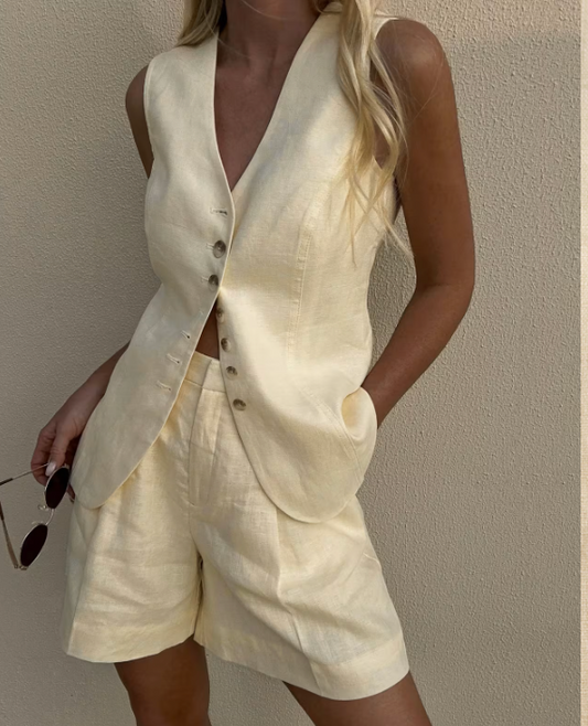 JAG Kayla Linen Vest, size 6
