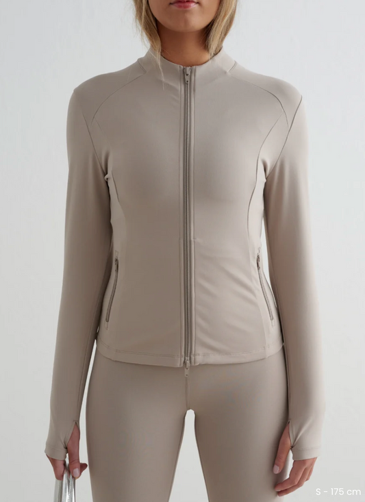 Aim'n Sense Zip Jacket - Dark Clay, size XS