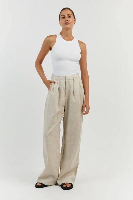 Dissh Jenna White Knit Tank - Off white, size XS