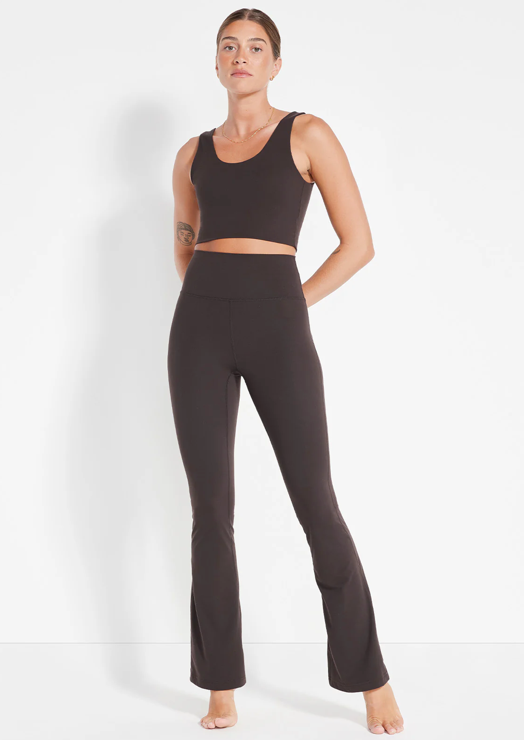 Nimble In Motion Scoop Bra - Espresso, size S