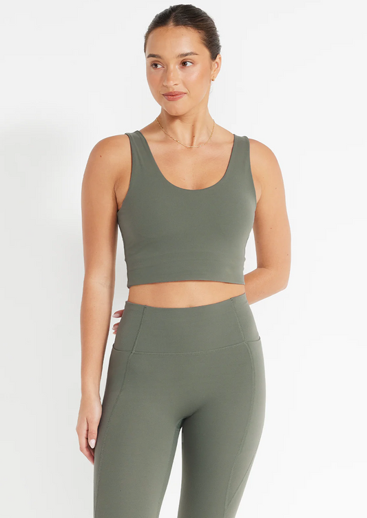 Nimble In Motion Scoop Bra - Matcha, size XS