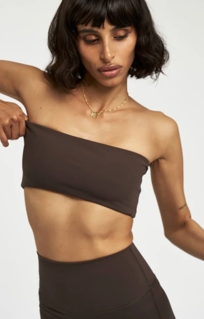 All things golden The Sculpt™ Bandeau - Espresso - size S