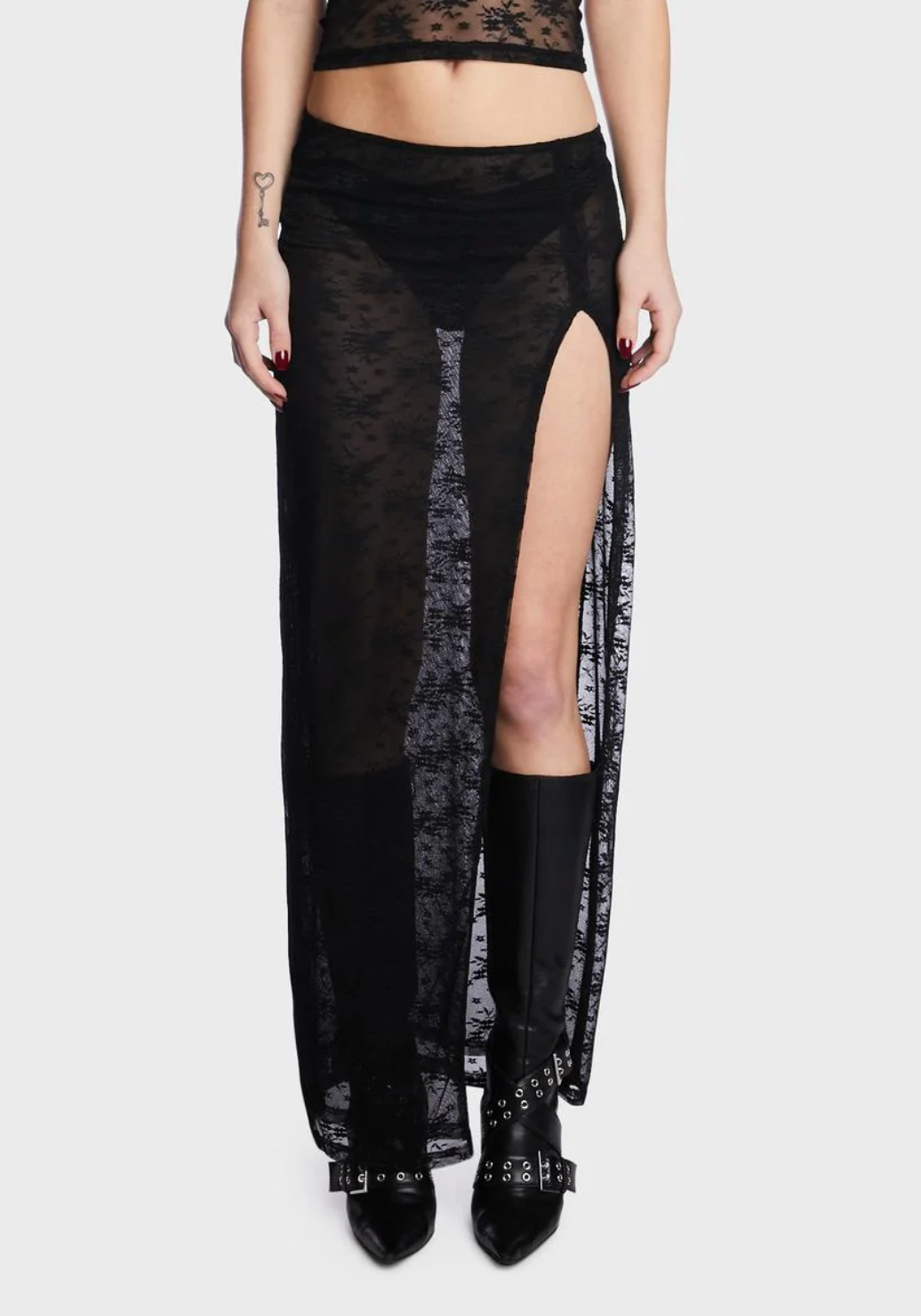 Lioness Uno Sheer Maxi Skirt - size XS
