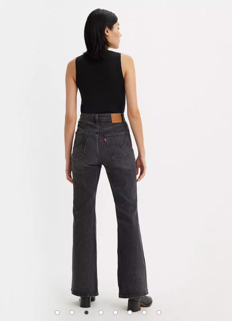 Levi's® Premium 70'S High Flare Women's Jeans - Black, size 24