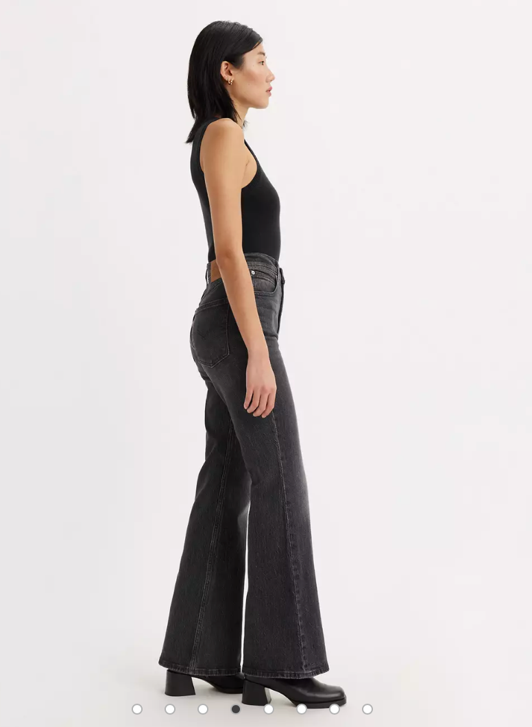Levi's® Premium 70'S High Flare Women's Jeans - Black, size 24