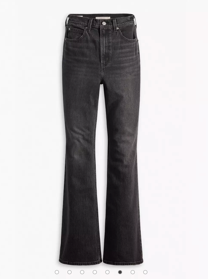 Levi's® Premium 70'S High Flare Women's Jeans - Black, size 24