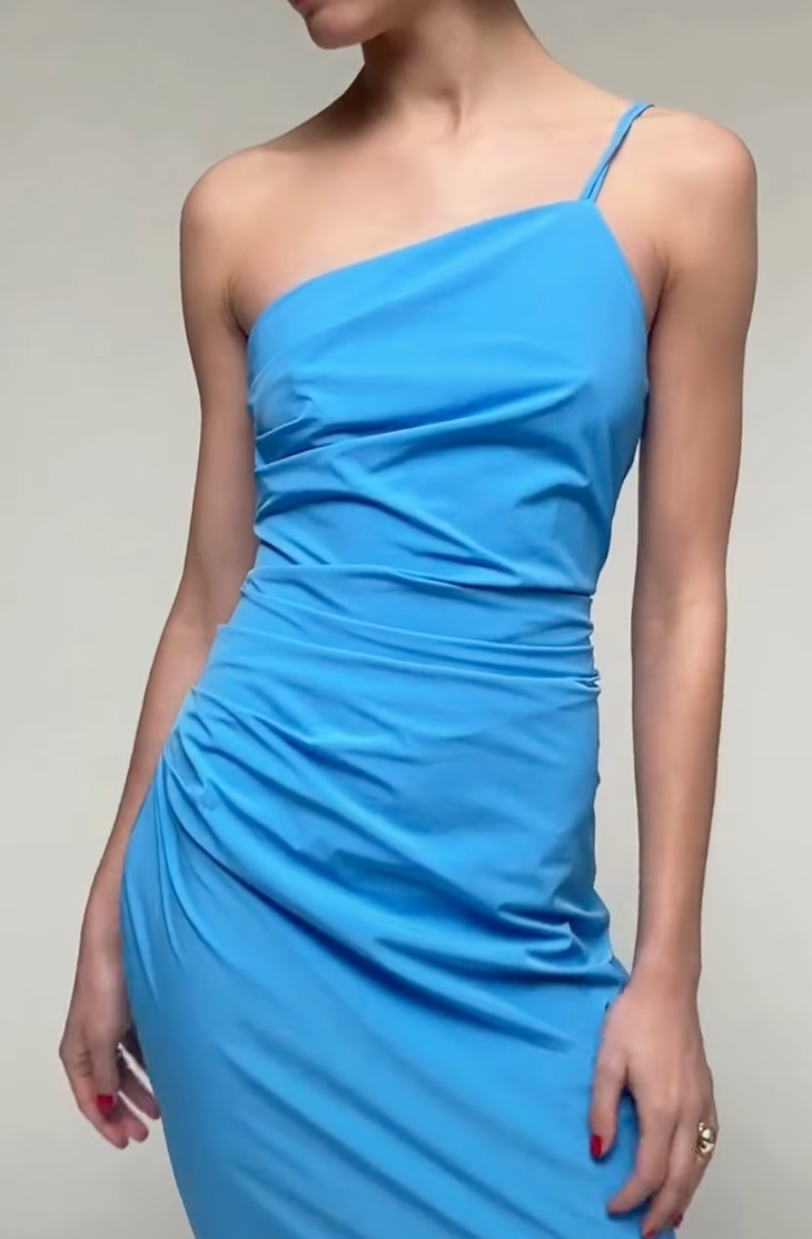 Suboo Montie One Shoulder Maxi Dress, size XS