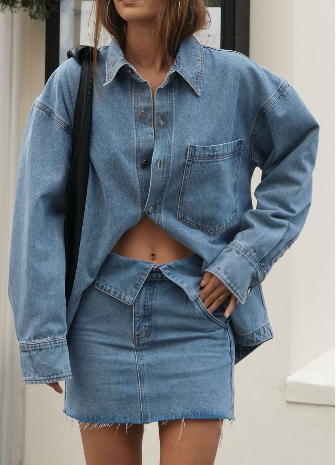 SNDYS Denim Shirt S
