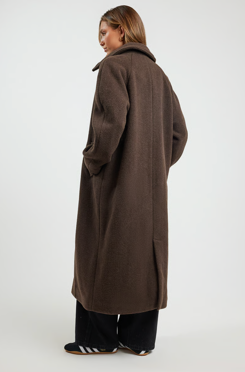 Ena Pelly Cleo Wool Blend Coat, size 6