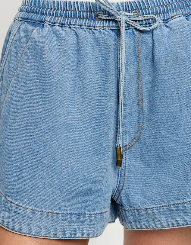 Kivari Emilie Denim Tank and Shorts - size 6