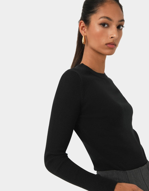Forcast Tania Crew Neck Knit, size XS