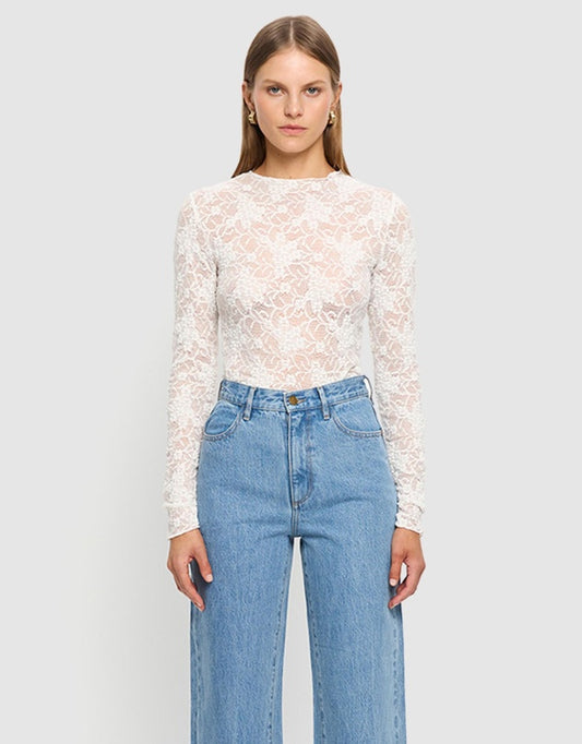 KIVARI Victoria Lace Top Size 6