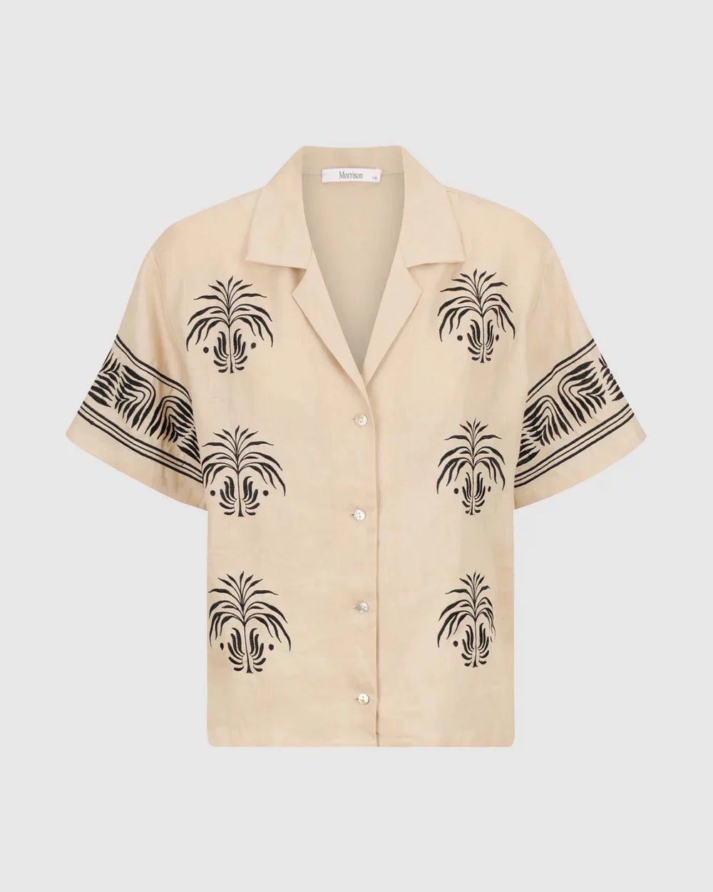 Morrison Kalea Linen SS Shirt, size 0-1 (6-8)