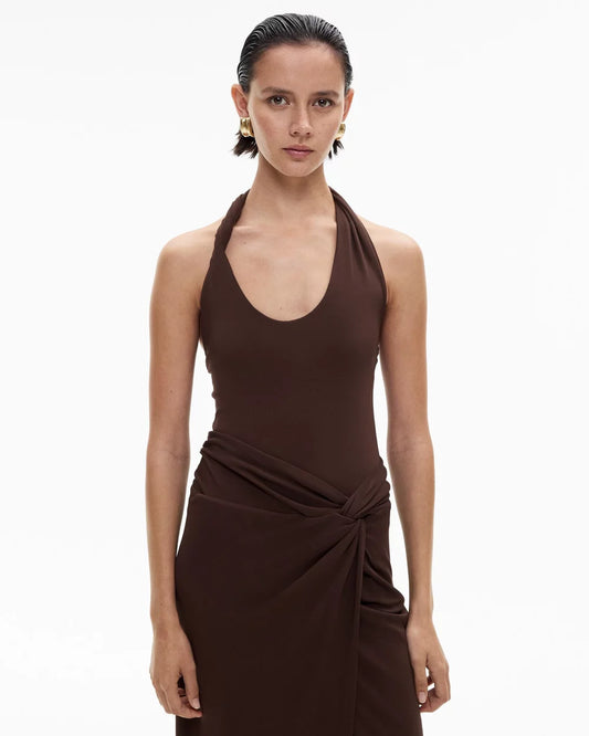 Witchery Jersey Twist Bodysuit, size XS