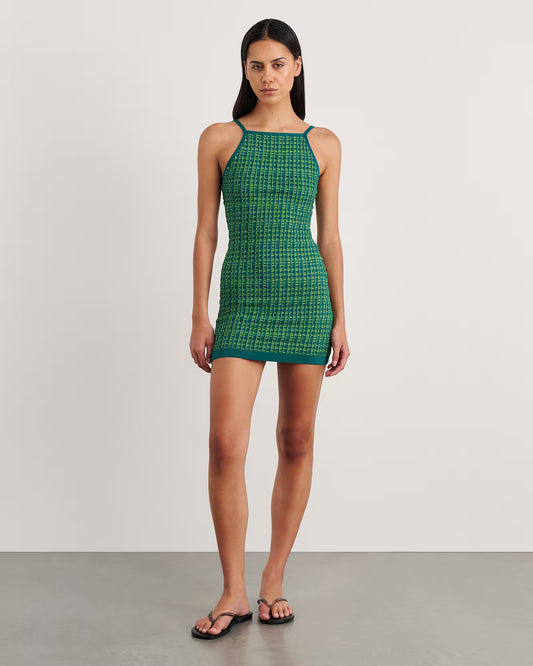 JAG Kelly Contrast Knit Mini Dress, size 6