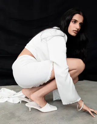 Molly King x Glassons Square Toe Heel - Size 8